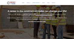 Desktop Screenshot of constructyourfuture.com