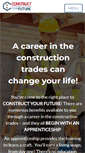 Mobile Screenshot of constructyourfuture.com
